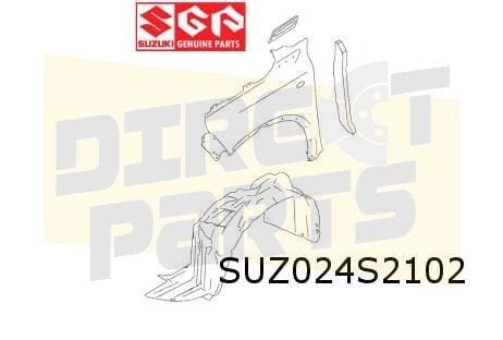 Suzuki Vitara (3/15-) voorscherm Rechts (+knipperlichtgat) O, Autos : Pièces & Accessoires, Neuf, -, -, Garde-boue