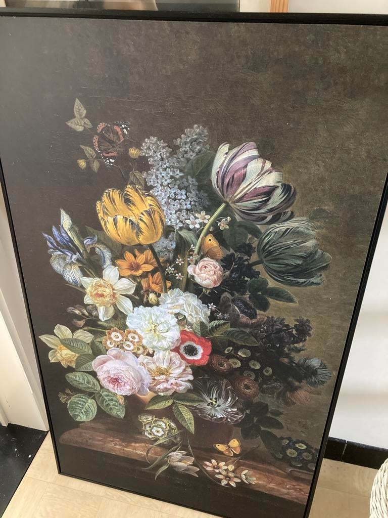 Bloemen kader, Enlèvement, Neuf, Peinture