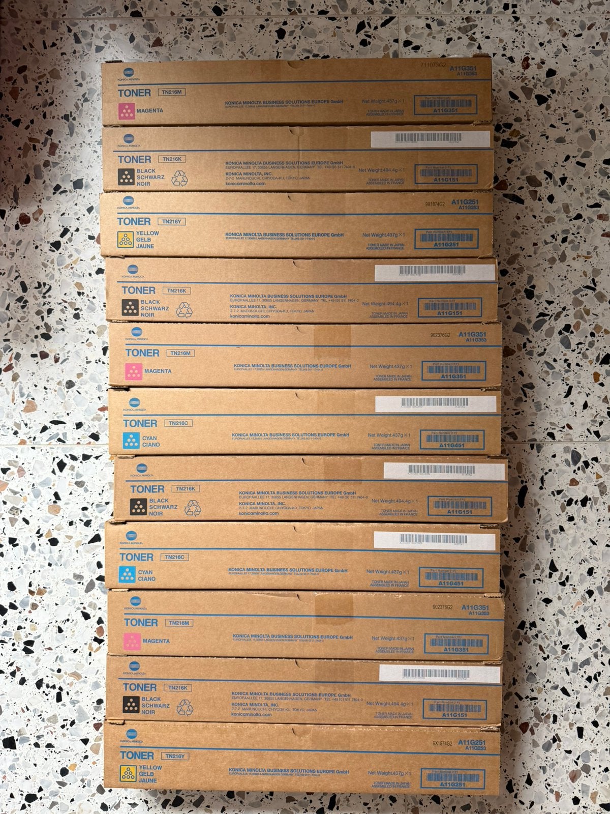 Toner kleuren konica minolta, Ophalen, Nieuw, Toner