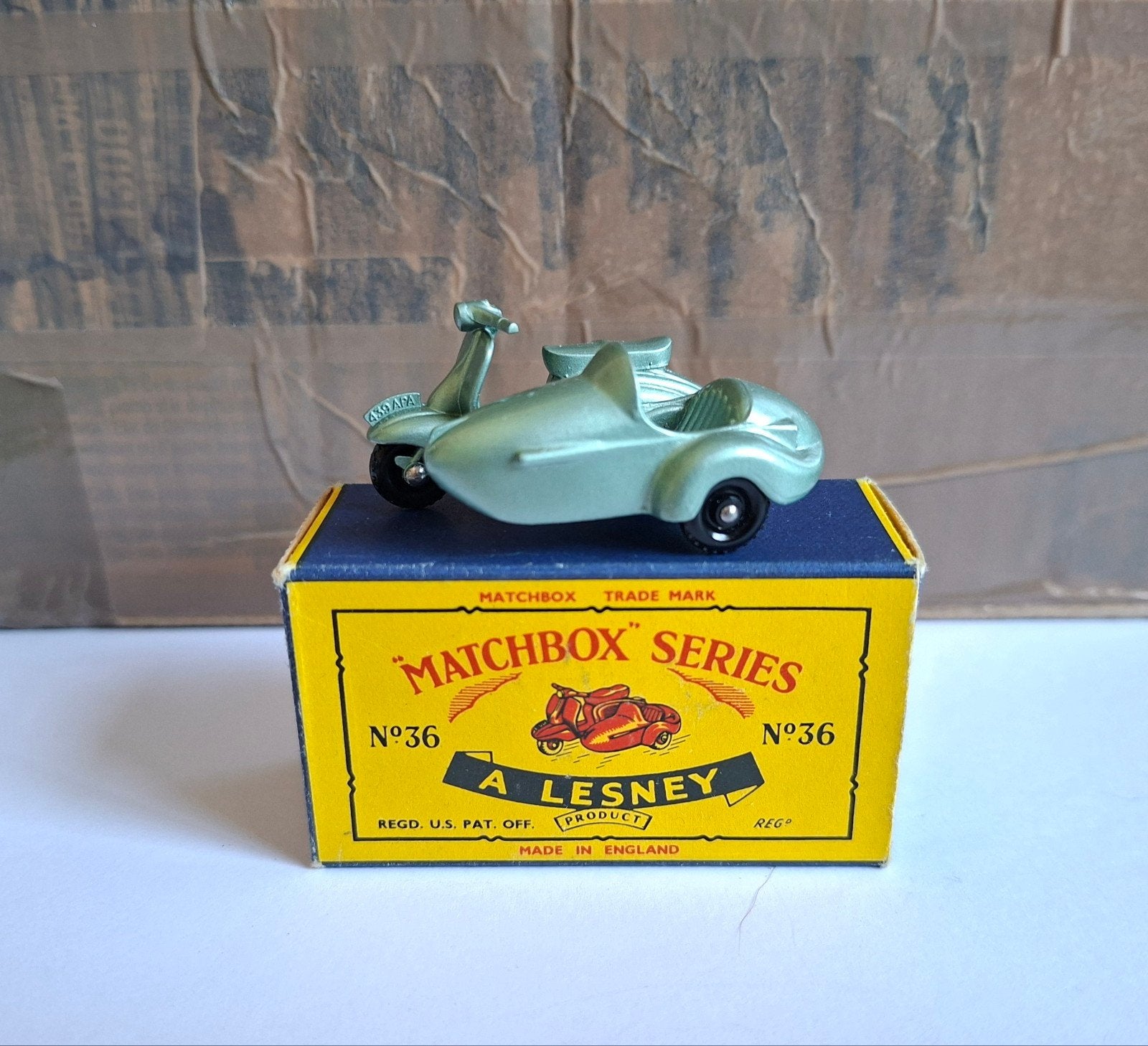 Matchbox 36 lambretta & rare C box, Hobby & Loisirs créatifs, Voitures miniatures | 1:43, Enlèvement ou Envoi, Matchbox