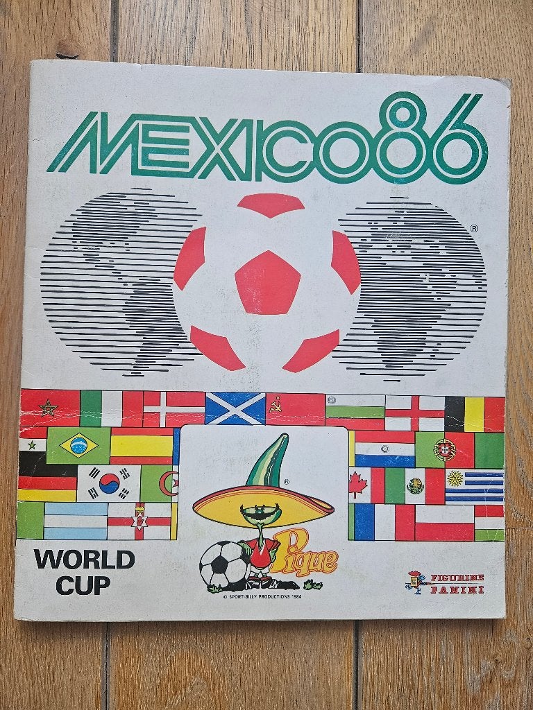 PANINI Mexico 86 album volledig, Verzamelen, Ophalen of Verzenden, Gebruikt, Speelkaart(en)