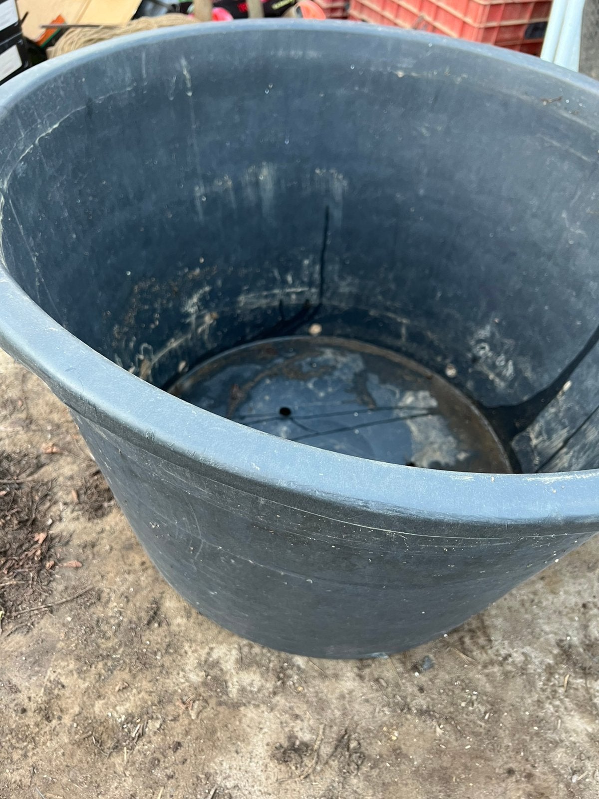 heel grote plantenkuip container 160 liter 80 x 51 cm, 40 cm ou plus, 40 à 70 cm, Rond, Comme neuf