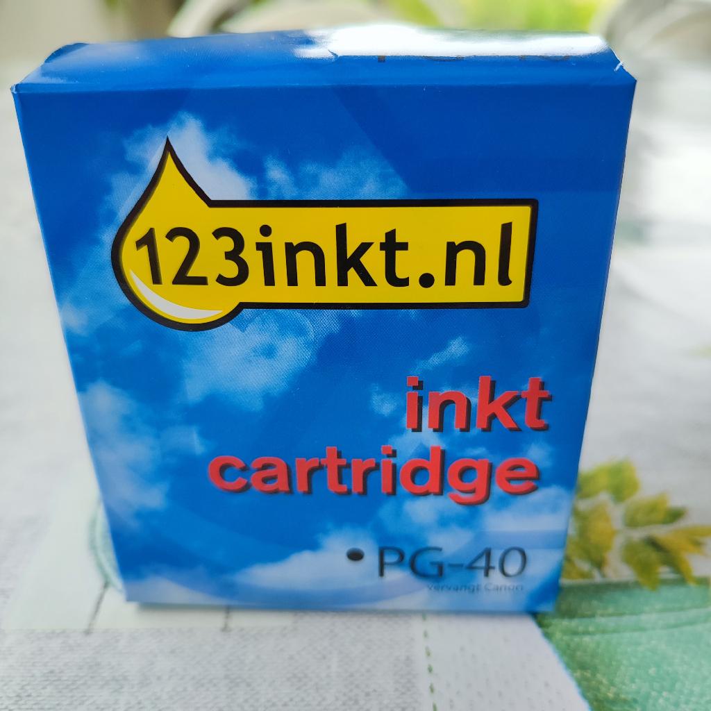 Inkt cartridge PG40 zwart, Computers en Software, Printerbenodigdheden, Ophalen of Verzenden, Nieuw, Cartridge, 1 2 3 inkt