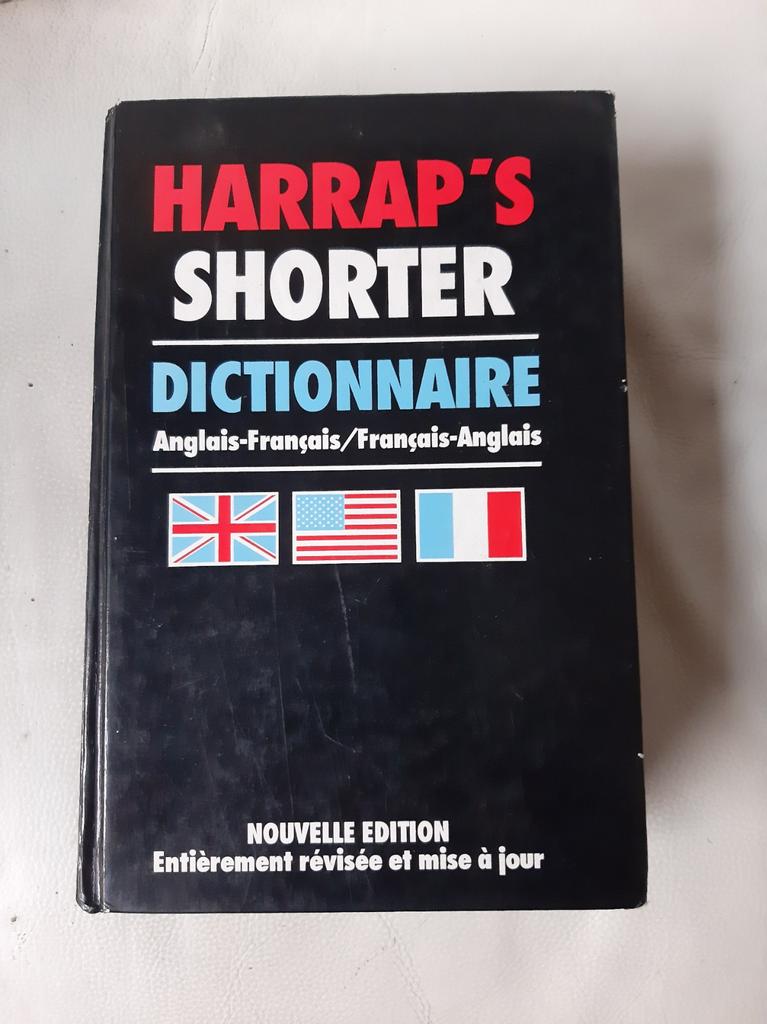 DICTIONNAIRE Anglais- Français, Ophalen, Engels