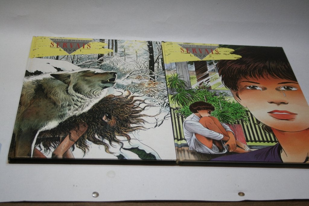 BD SERVAIS-LOVA-TOME 1+ 2 - DUPUIS/AIR LIBRE-E.O 1992 TBE, Envoi, Comme neuf, J-C. Servais
