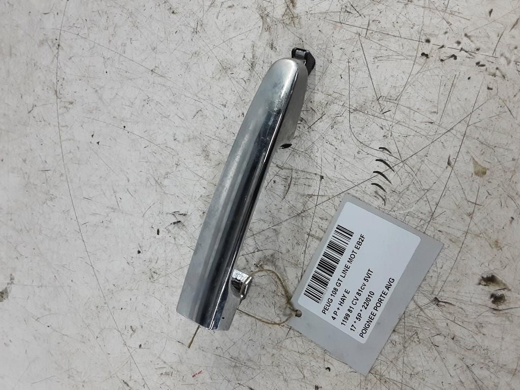 POIGNEE EXTERIEURE AVANT GAUCHE Peugeot 108 (01-2014/-), Autos : Pièces & Accessoires, Carrosserie & Tôlerie, Utilisé, Gauche