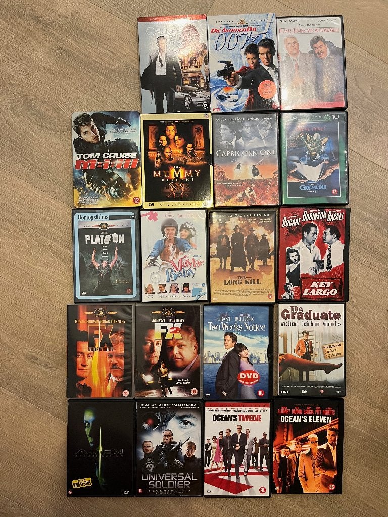 Lot DVD's: Films, Enlèvement