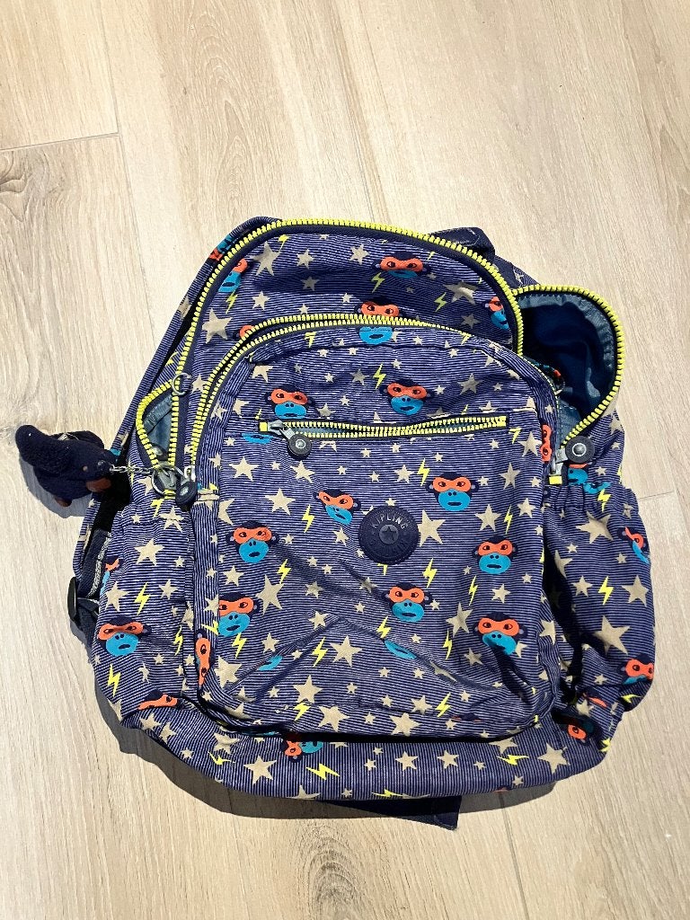 Kipling rugzak, Handtassen en Accessoires, Tassen | Schooltassen, Ophalen, Gebruikt, 40 tot 50 cm, Rugtas