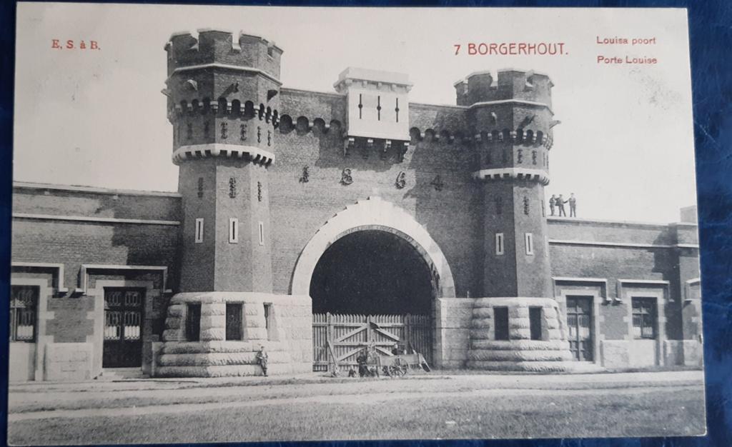 Antwerpen ANVERS PORTE LOUISE POORT Brialmont omwalling, Verzamelen, Foto's en Prenten, Ophalen of Verzenden