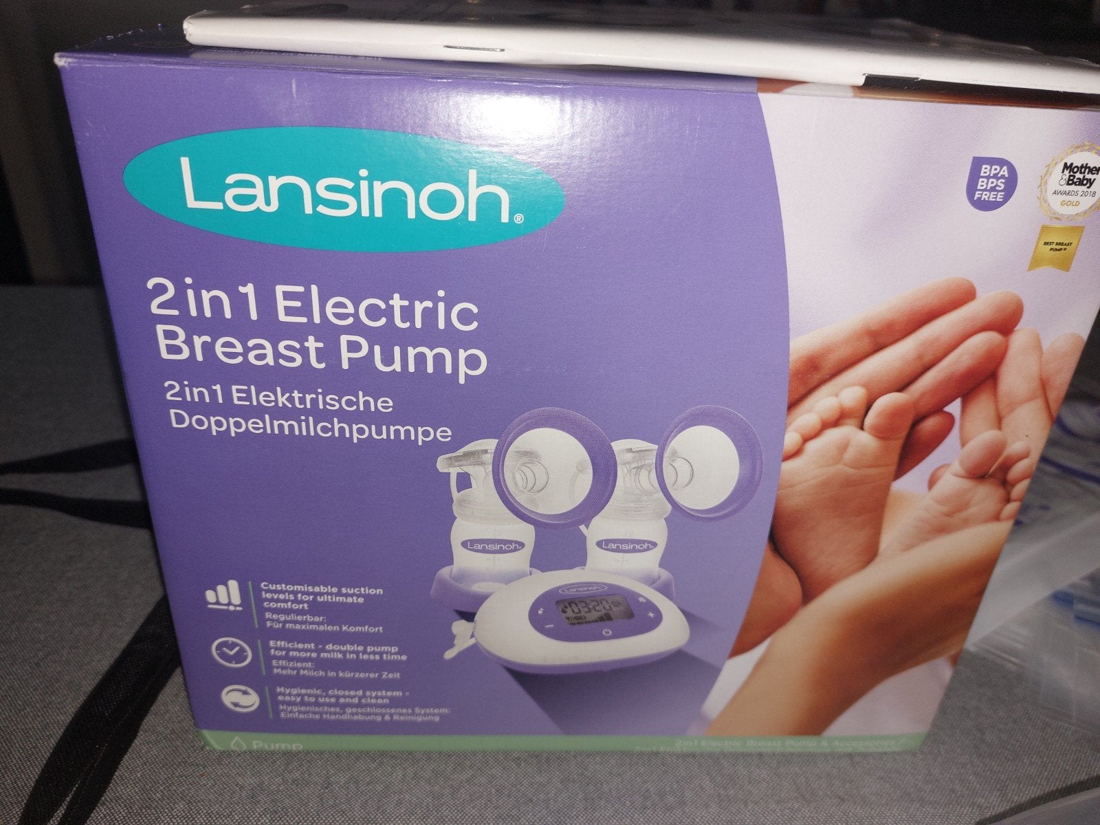 Tire lait electrique lansinoh, Enlèvement ou Envoi, Biberon