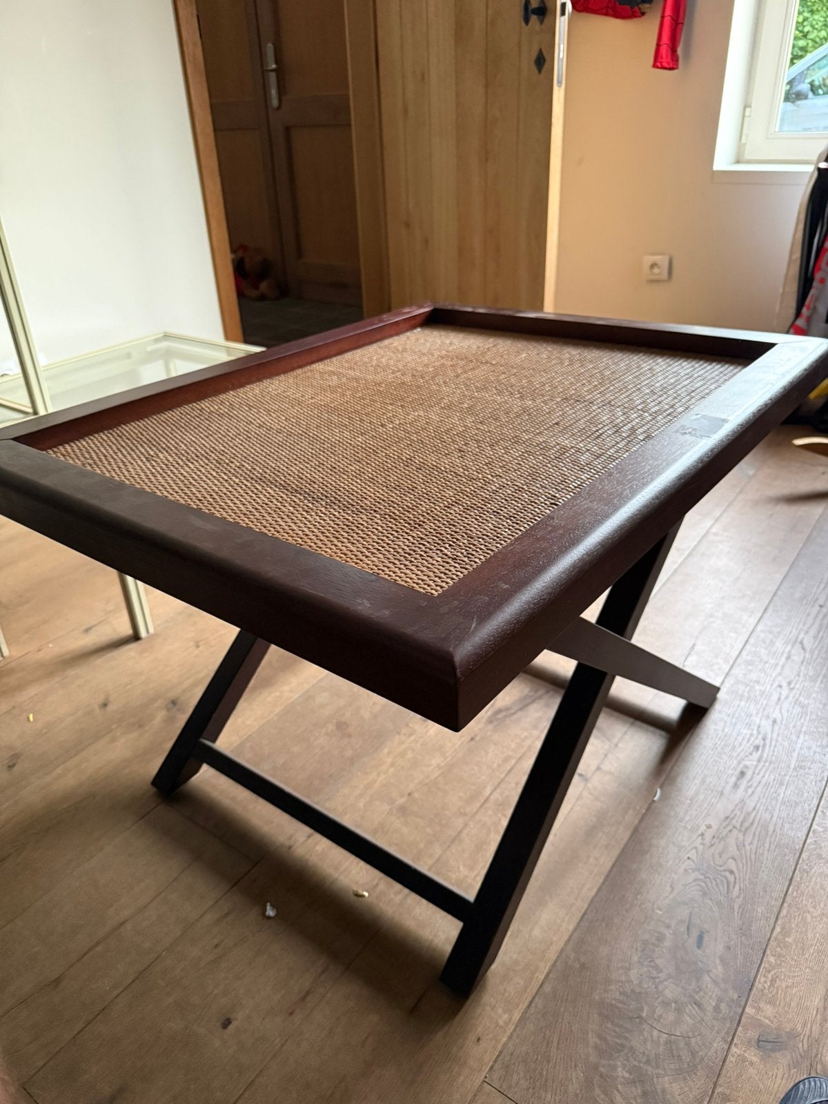 Vintage butler / dienblad tafel inklapbaar, Enlèvement, Comme neuf