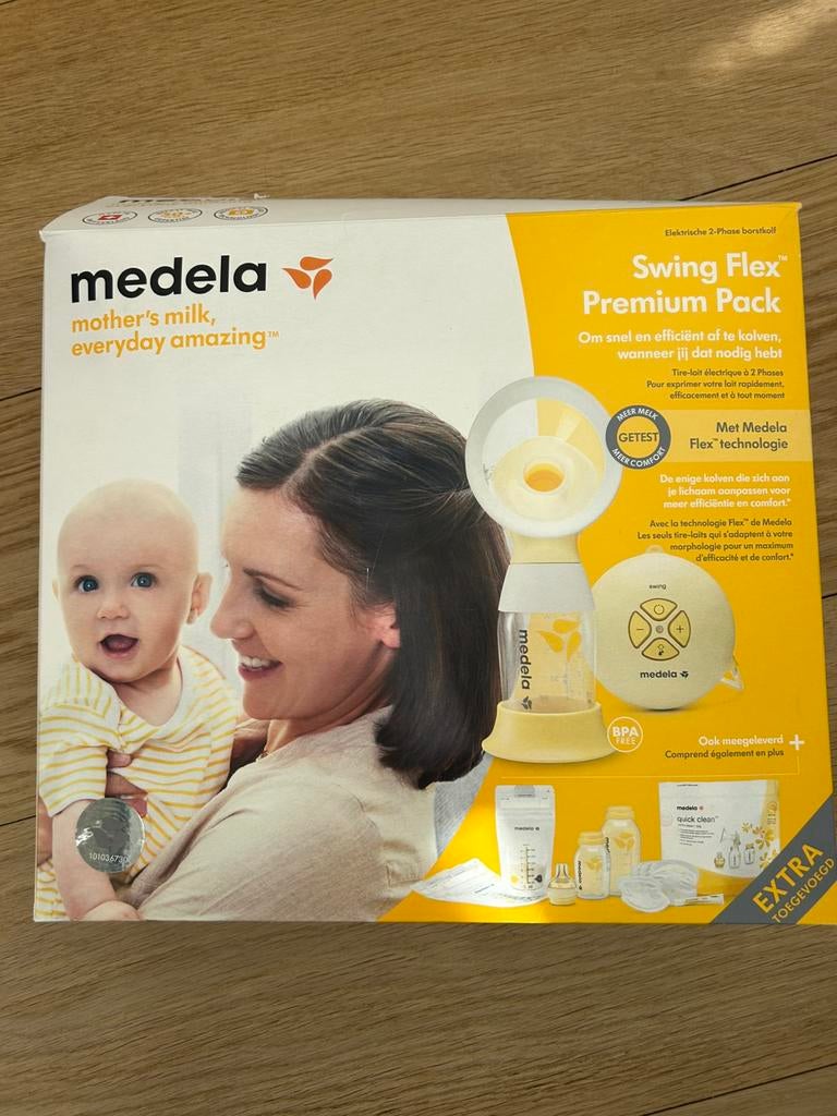 Medela swing flex Premium Pack, Ophalen, Borstkolf