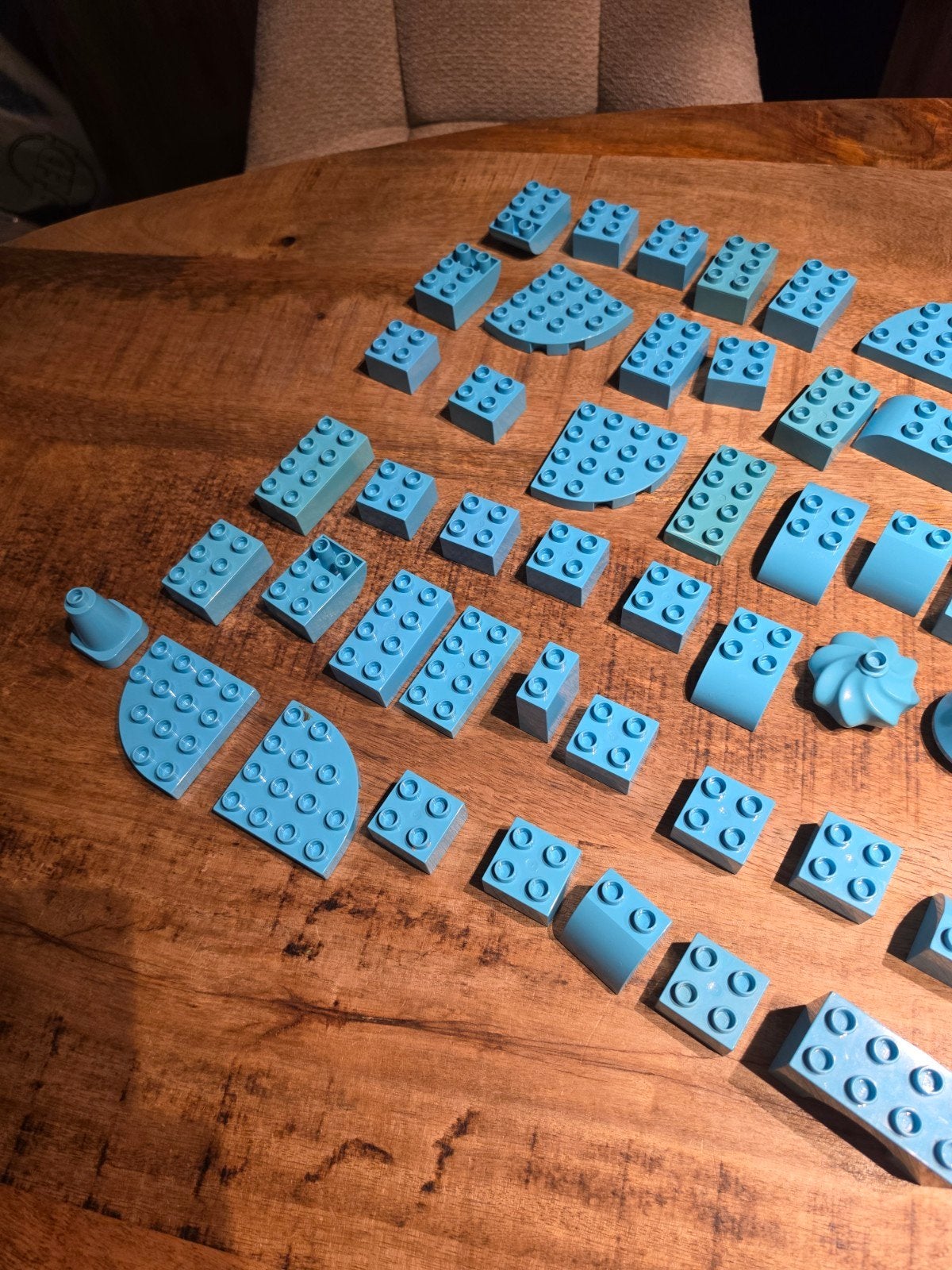 50 licht blauwe lego duplo blokken, Kinderen en Baby's, Ophalen of Verzenden, Duplo