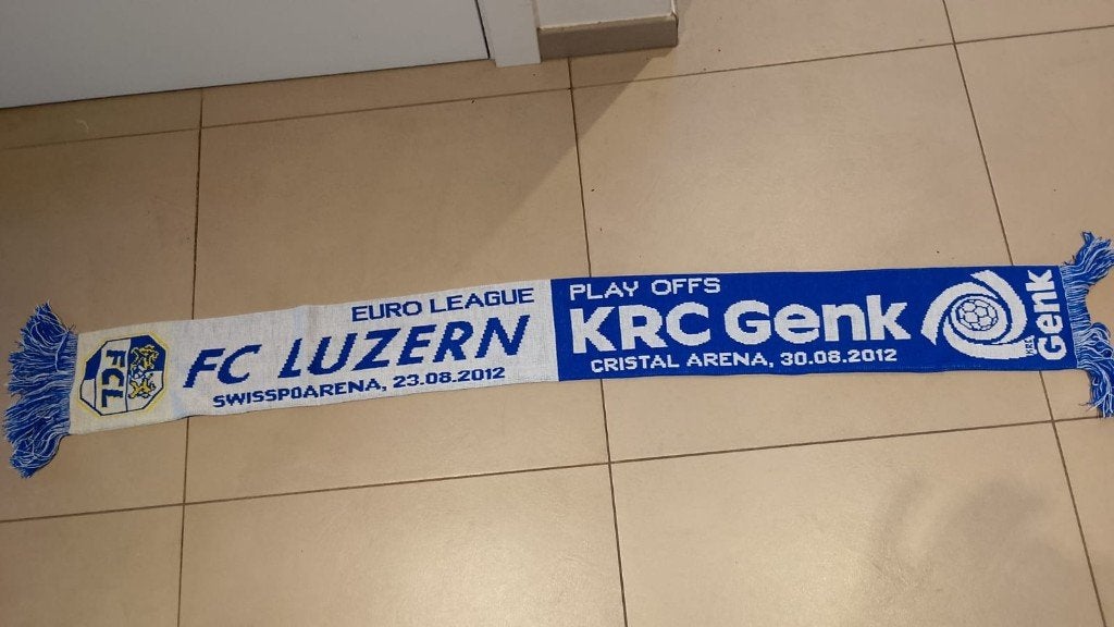 voetbalsjaal KRC Racing Genk - Luzern Europa league, Enlèvement ou Envoi