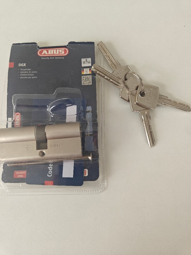Serrure à cylindre ABUS D6X - Nouveau, Enlèvement ou Envoi, Neuf, Inox, Clé