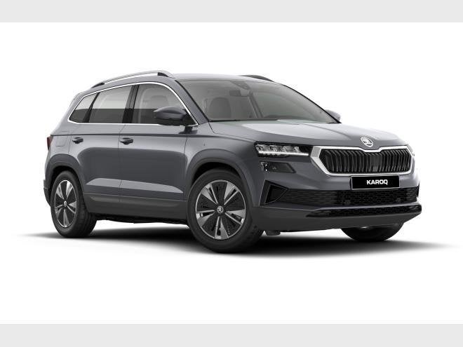 Skoda Karoq Clever + 1.0 TSI 81kW ( 110 cv ) 6v Man., Autos, Skoda, Argent ou Gris, Achat, Boîte manuelle, Karoq