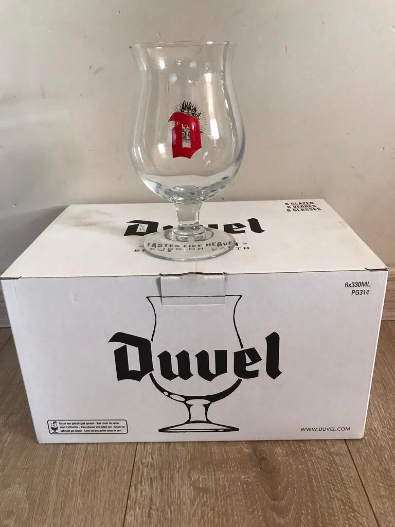 Duvel glazen  nieuw  verzendingskosten voor de koper, Enlèvement ou Envoi, Neuf