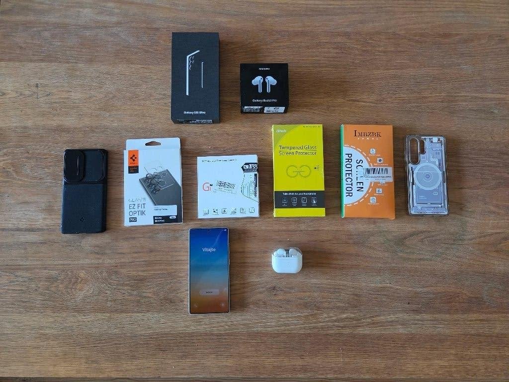 S25 Ultra 256GB + Buds3Pro + Coques et protections, Autres modèles, 10 mégapixels ou plus, Comme neuf, Enlèvement