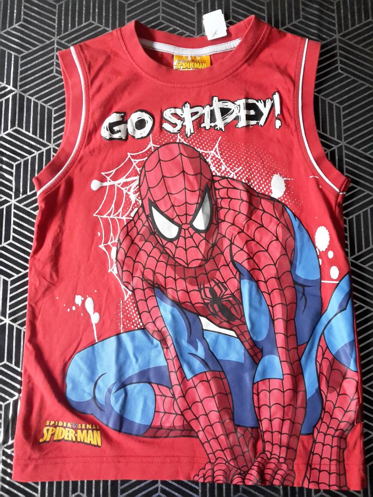 Nieuw Spiderman T-shirt zonder mouwen, Marvel, maat 122-128, Ophalen of Verzenden, Nieuw, Jongen, Shirt of Longsleeve
