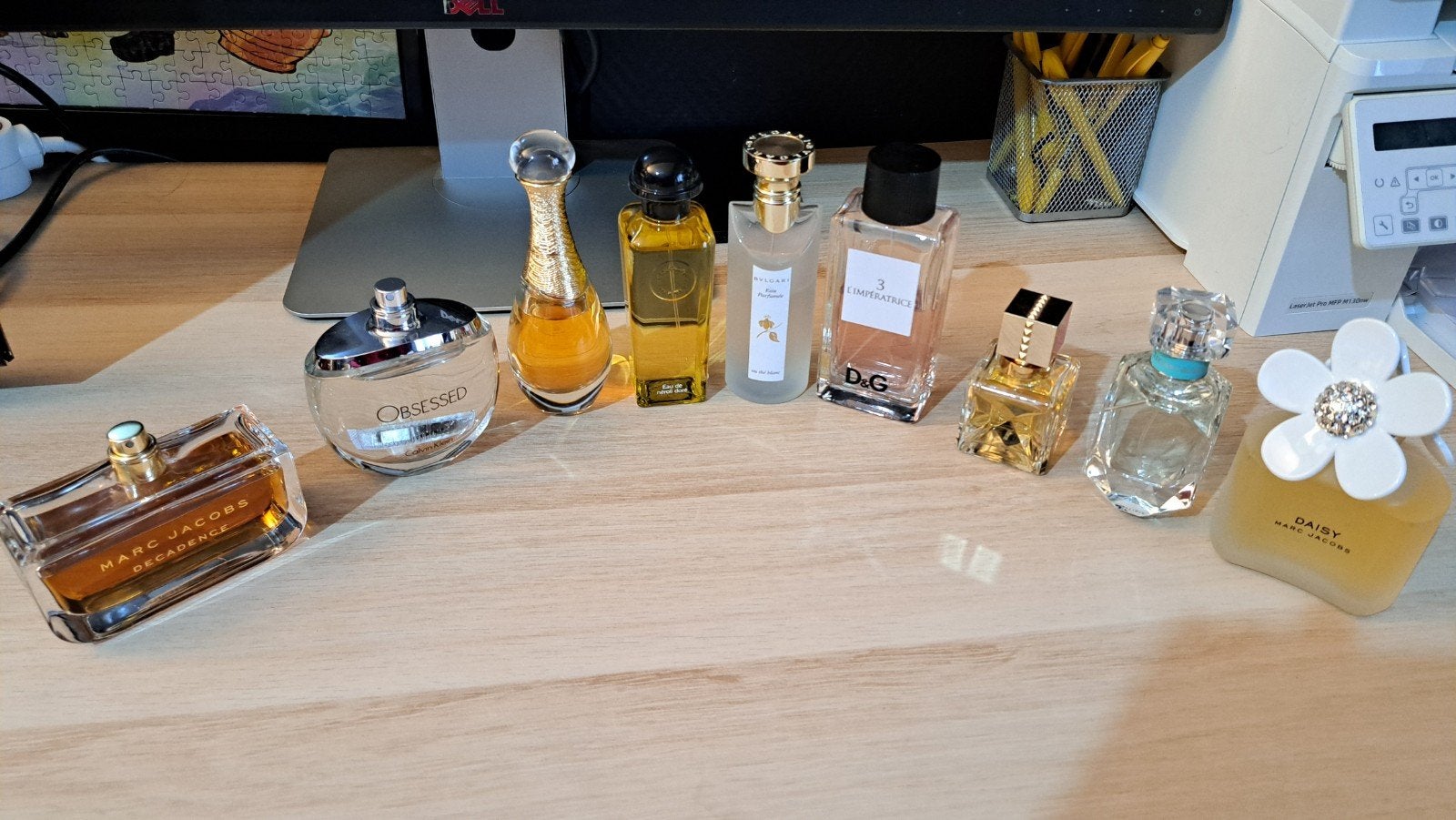 parfum originaux Marc jacobs bvlgari hermès dolce gabbana, Enlèvement ou Envoi, Comme neuf