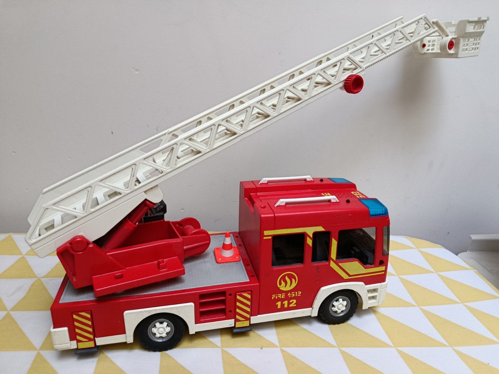 PLAYMOBIL brandweerwagen, Enlèvement