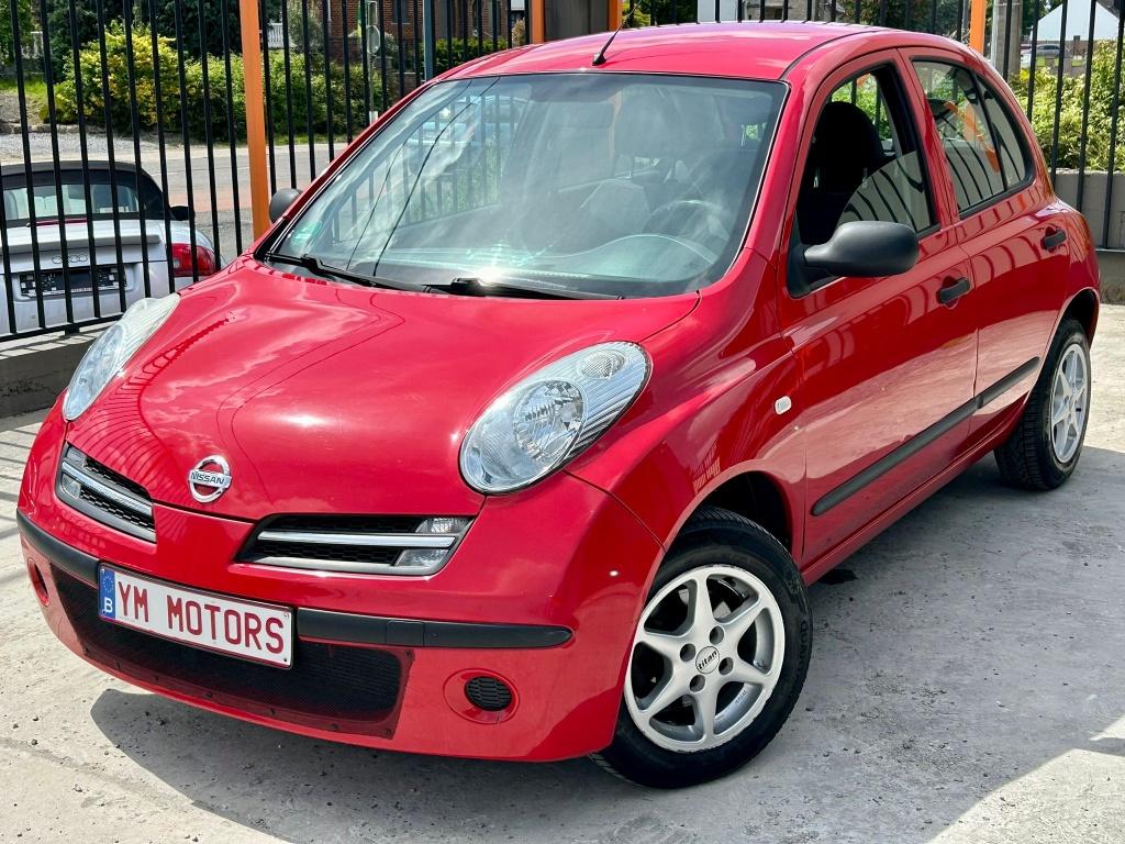 nissan Micra 1200cc essence 135.000km air conditionnée, Autos, Nissan, Rouge, Achat, 129 g/km, Entreprise