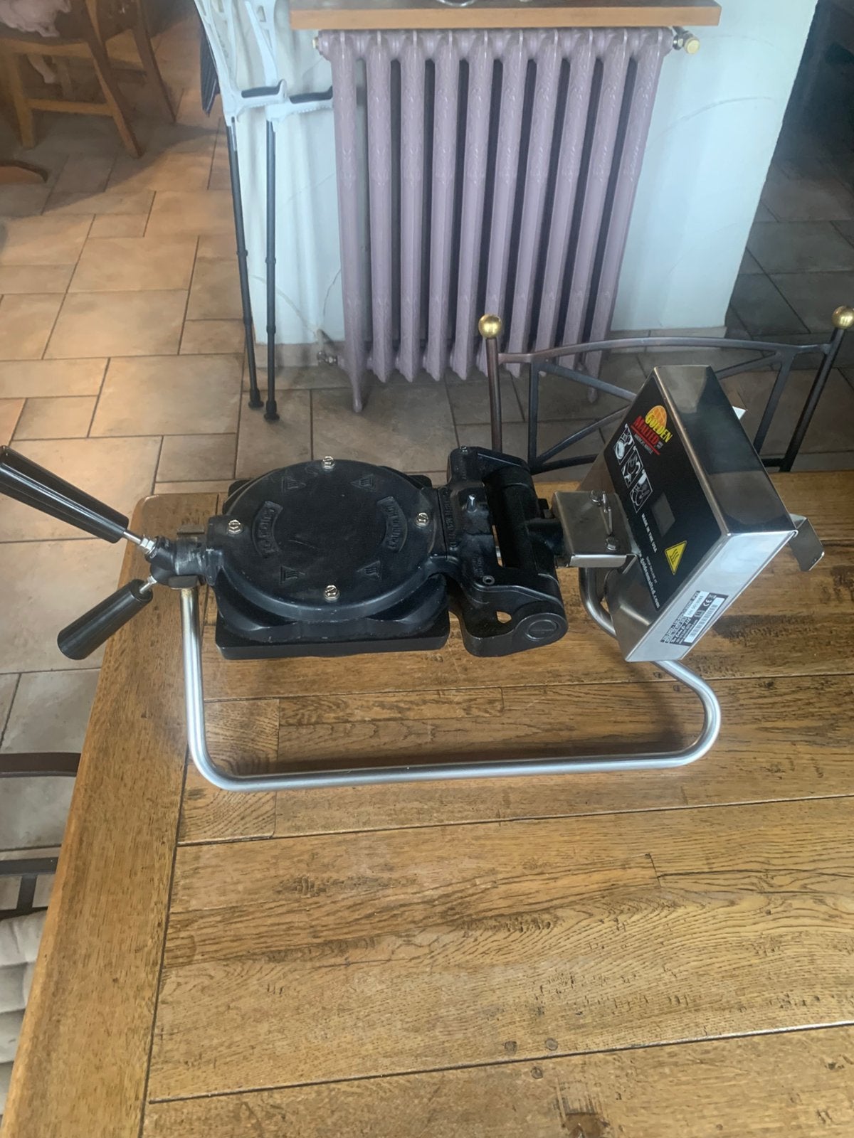 Wafelijzer, Gebruikt, Gietijzer, Overige typen, Ophalen of Verzenden