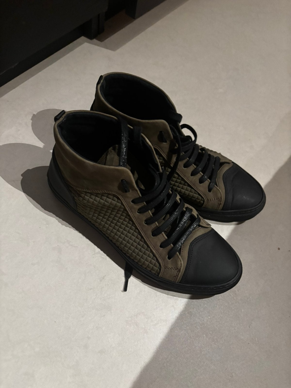 Stijlvolle Antony Morato Hoge Sneakers (Maat 42), Ophalen, Zo goed als nieuw, Zwart, Sneakers
