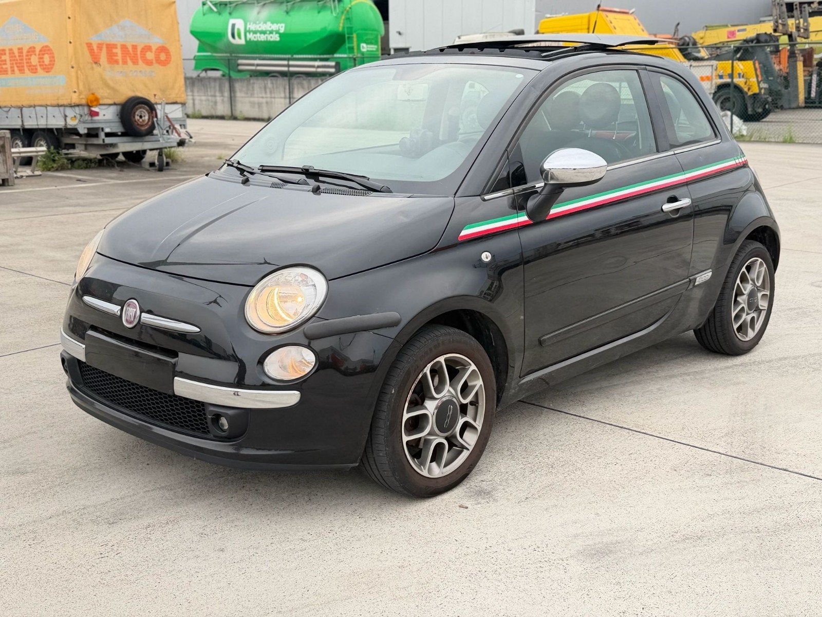 Fiat 500 2012 essence 160.000 km AUTOMATIQUE style italien, Rouge, Achat, Entreprise, Automatique
