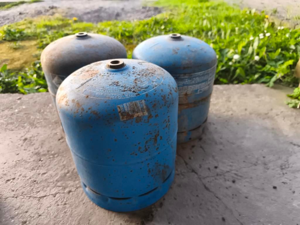 Camping gaz fles 907, Ophalen