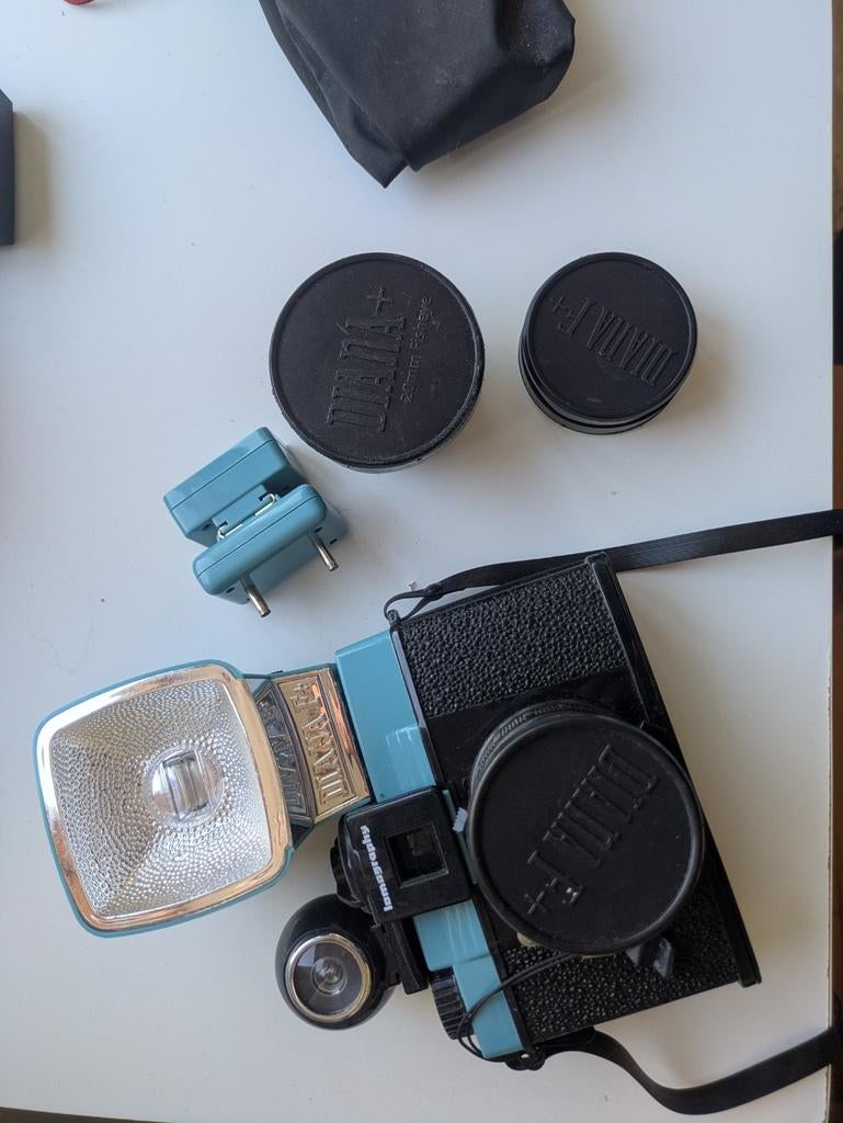 Diana F+ camera, Ophalen