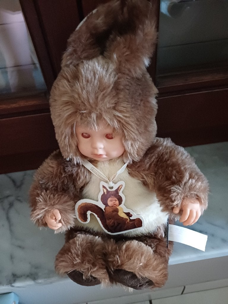 Anne Geddes eekhoren, Collections, Ours & Peluches, Enlèvement ou Envoi, Comme neuf, Autres types, Autres marques