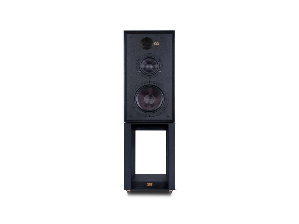 Wharfedale | Linton speaker | Paar + stands | Zwart, Audio, Tv en Foto, Luidsprekerboxen, Overige typen, Niet ingevuld, Ophalen of Verzenden