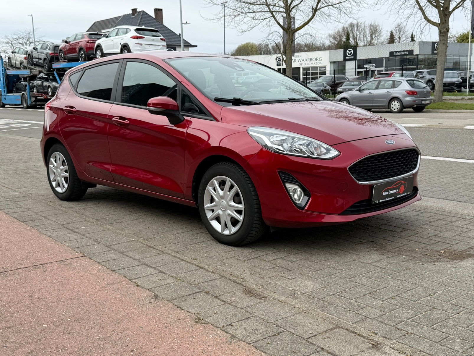 Ford Fiesta 1.0i 61.000Km 2019 Gps*Carplay 12m Garantie, Rouge, Achat, 998 cm³, Euro 6
