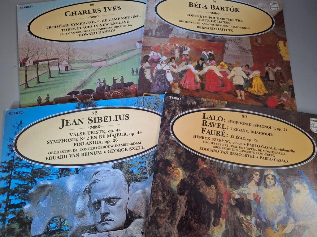 Lot 147 x Lp's Vinyl Philips Classical, Comme neuf