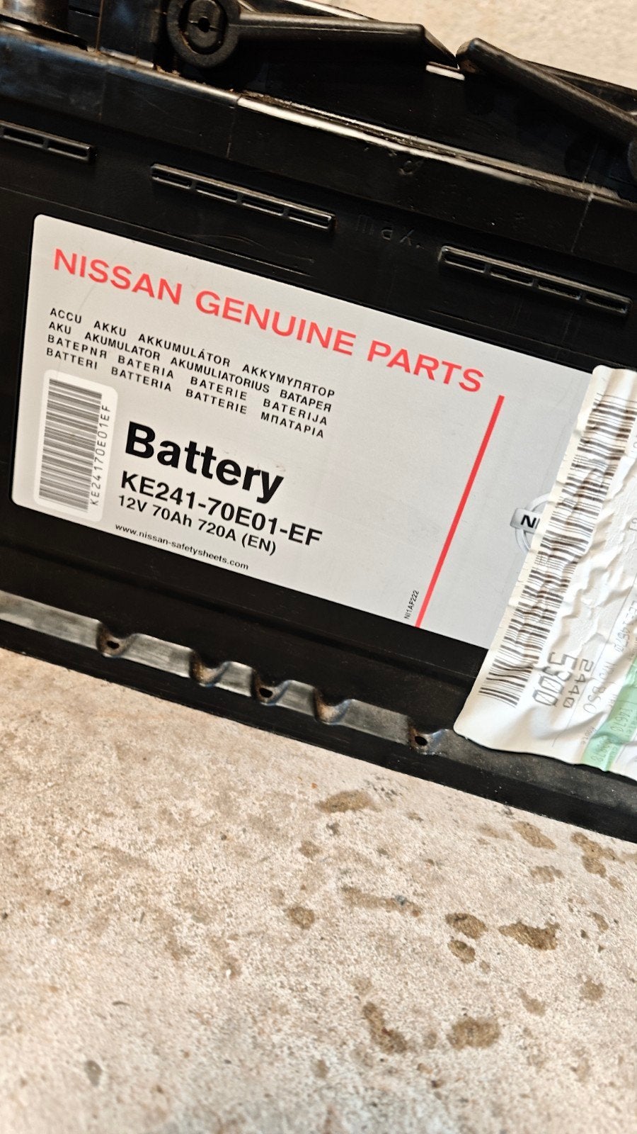 accu 12v 70Ah, Auto-onderdelen