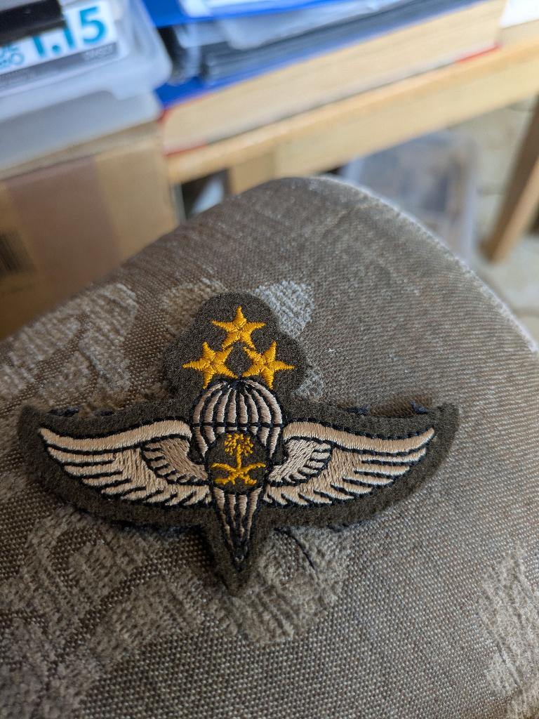 Para kenteken, Verzamelen, Militaria | Algemeen, Ophalen of Verzenden, Landmacht, Embleem of Badge