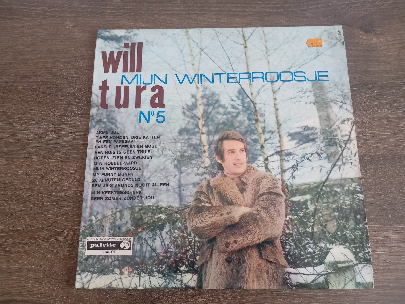 Vinyl LP Will Tura N5 Mijn Winterroosje Levenslied Belpop, Cd's en Dvd's, LP, Ophalen of Verzenden, Levenslied of Smartlap, 12 inch