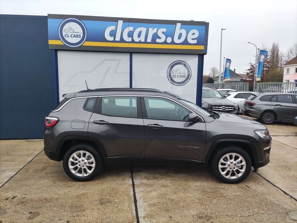 Jeep Compass 1.3Turbo/Longitude/Automaat/Navi/Cam/Bt/Cc/Trek, Auto's, Jeep, Automaat, Gebruikt, Overige kleuren, Compass