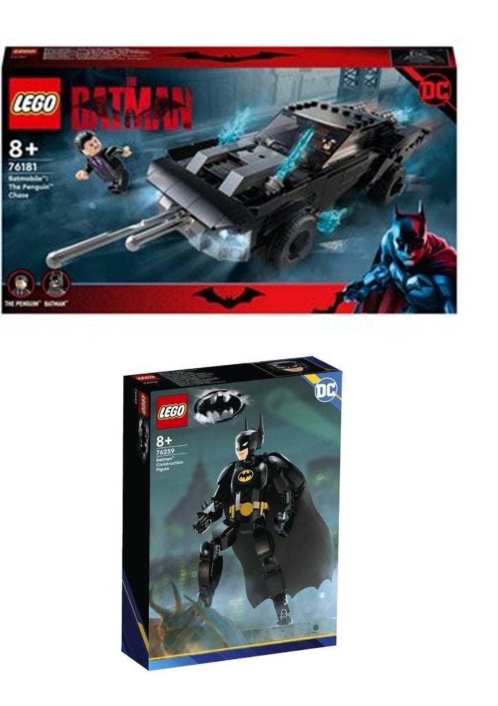 Figurine Lego Batman et boîtes Batmobile 2, Neuf, Enlèvement ou Envoi, Lego, Ensemble complet