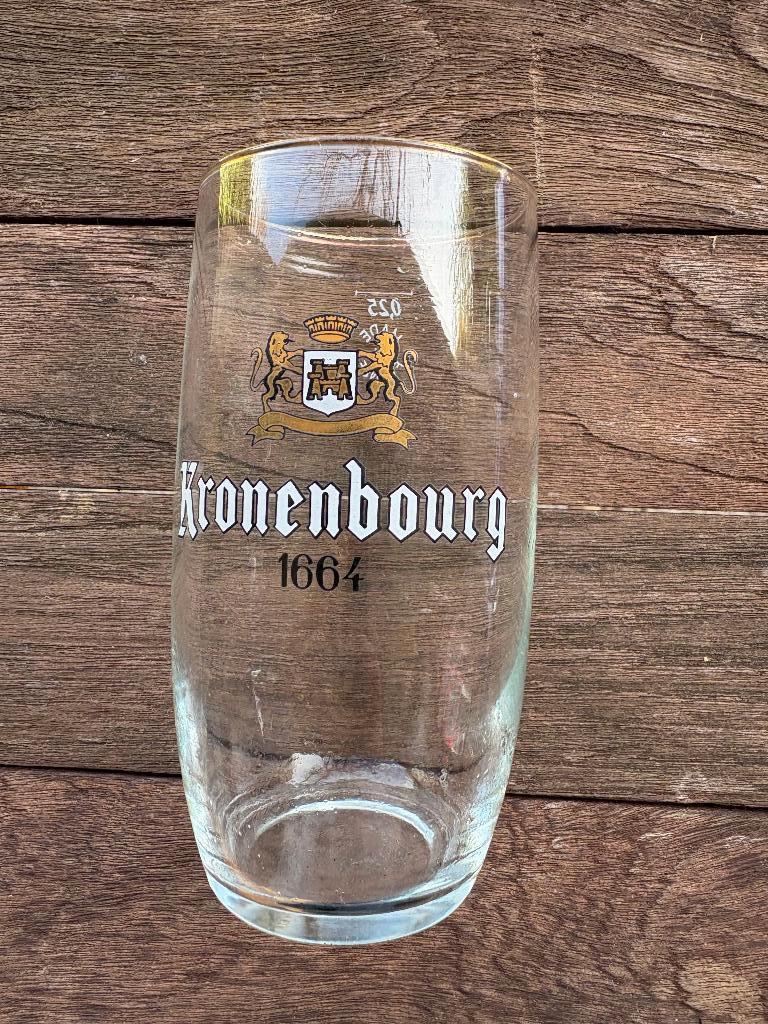 Kronenbourg 1664 (2 verres), Collections, Enlèvement ou Envoi, Comme neuf, Verre ou Verres, Autres marques