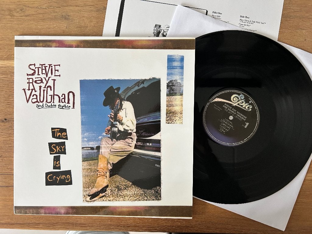 STEVIE RAY VAUGHAN - The sky is crying ( LP; 180 gr; NMINT ), LP, Blues Rock, Inclusief insert, Ophalen of Verzenden