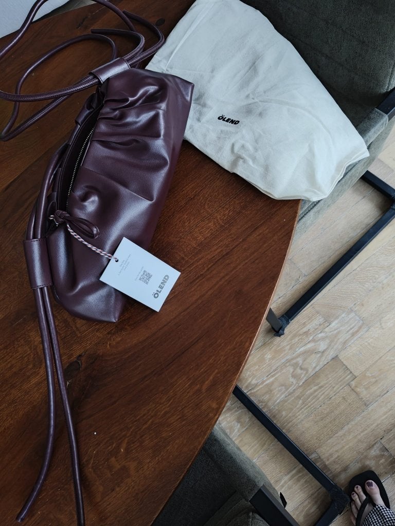 Nieuwe Ölend dumpling bag wine, Enlèvement, Neuf, Brun, Sac à main