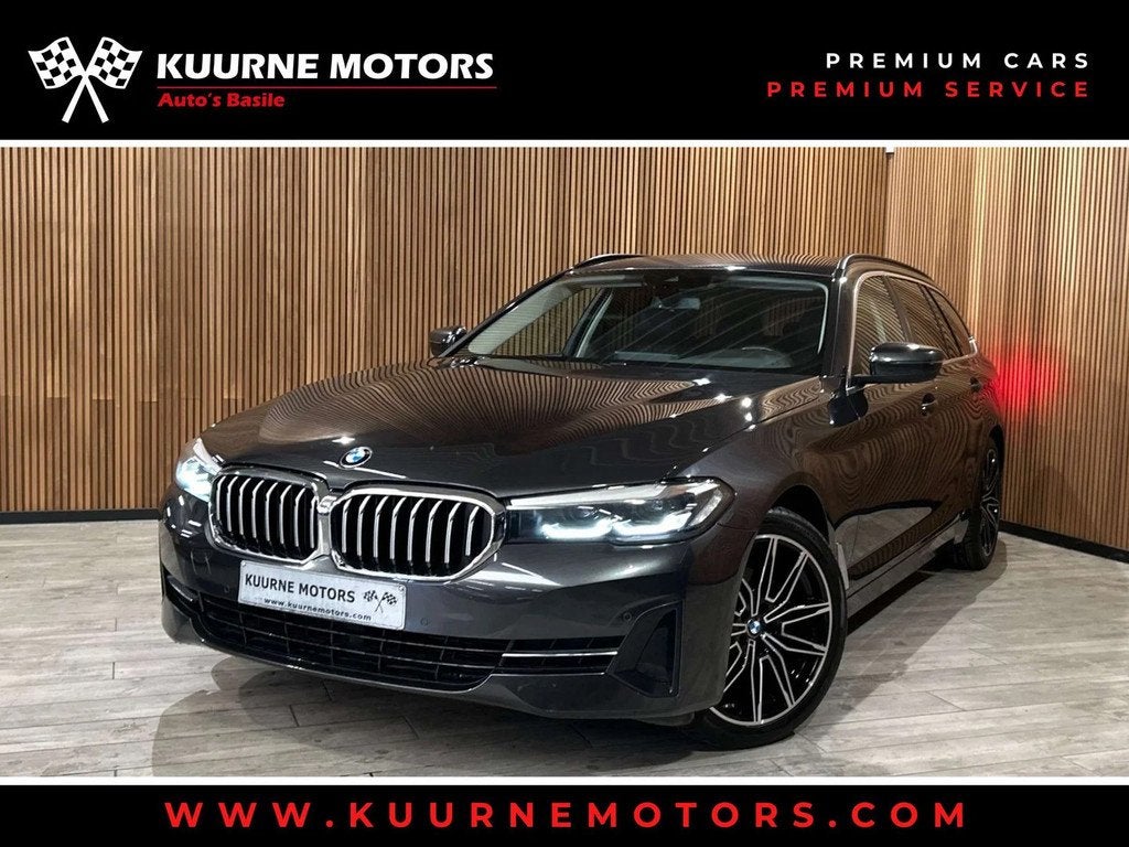 BMW 5 Serie 518 dA Touring Alu19"/Leder/Cam/GprPro *1j garan, 4 deurs, 4 cilinders, Leder, Bedrijf