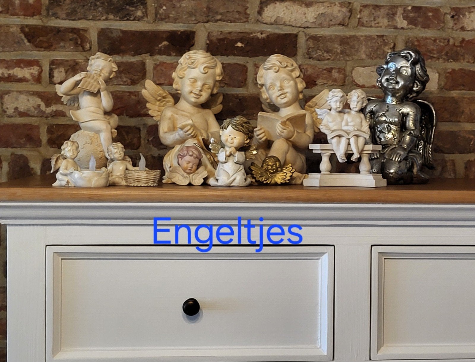 Engeltjes, beeldjes en theelichtjes, 10euro vr alles, Ophalen