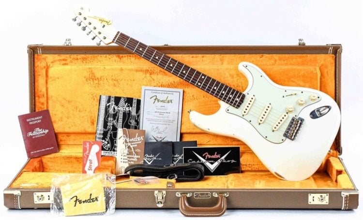 Fender Stratocaster Custom Shop customshop, Enlèvement ou Envoi, Comme neuf, Solid body, Fender