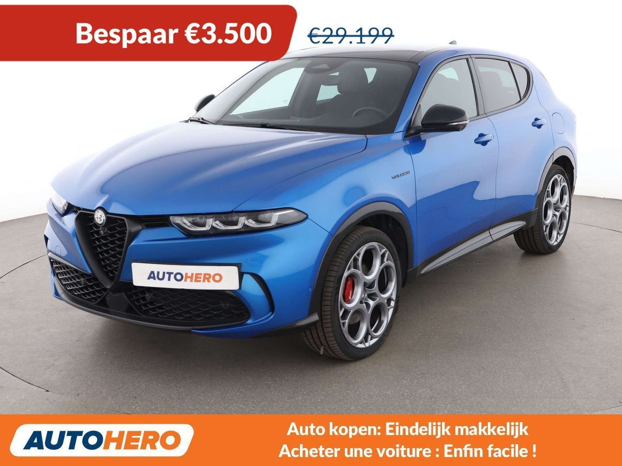 Alfa Romeo Tonale 1.3 Plug-in Hybrid Veloce AWD, Autos, Alfa Romeo, Cuir, Achat, Euro 6, Noir