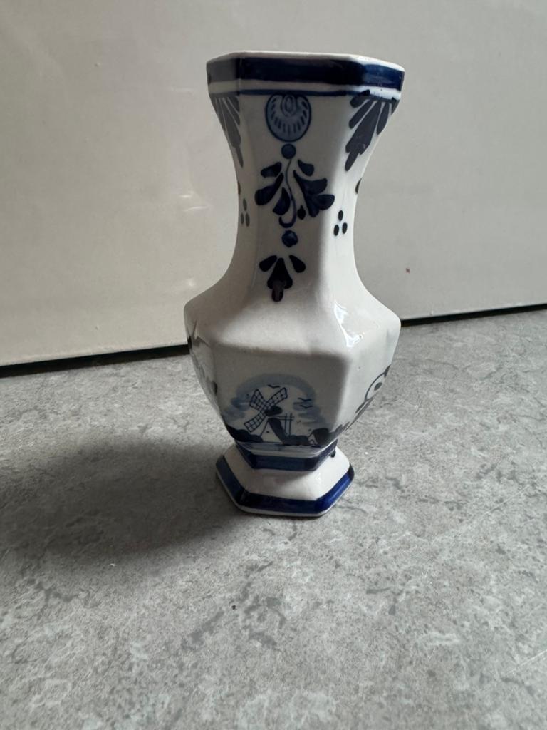 Delfts blauw vaas, Antiek en Kunst, Ophalen of Verzenden