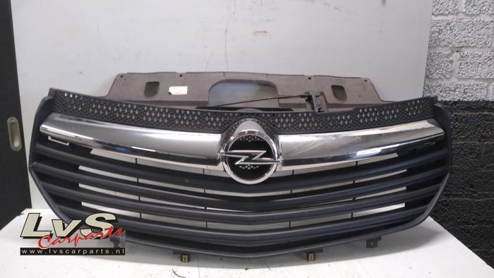 Grille van een Opel Vivaro, Gebruikt, -, -, Opel