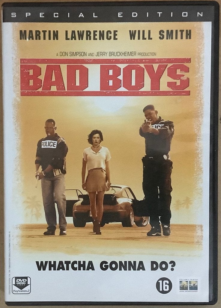 Bad Boys (1995) Dvd Will Smith, Martin Lawrence, Gebruikt, Vanaf 16 jaar, Actie, Ophalen of Verzenden